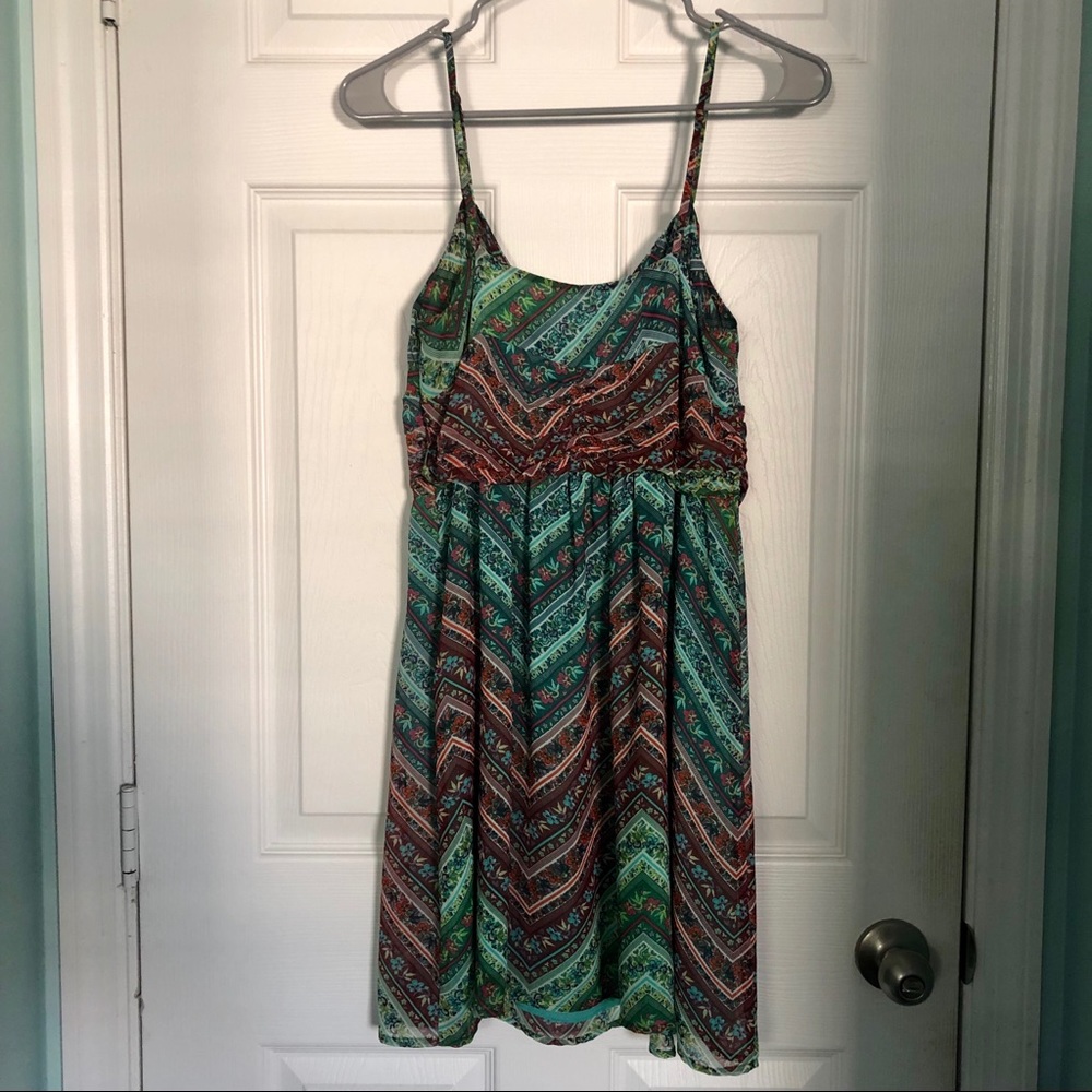 UO Staring At Stars chevron dress